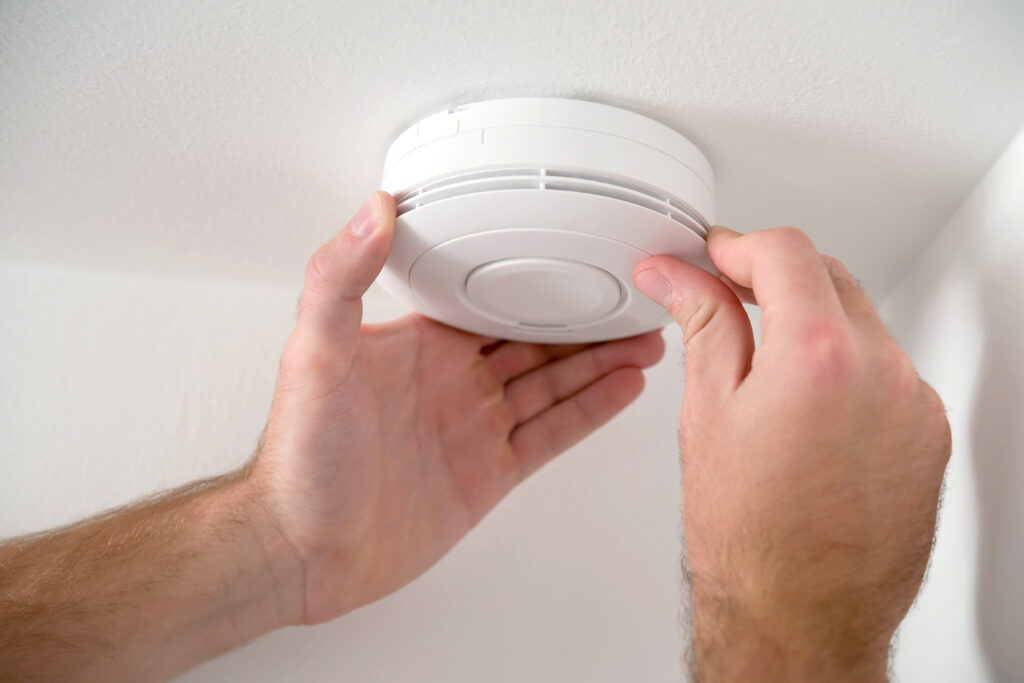 Check smoke and carbon monoxide detectors