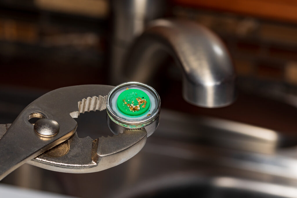 Dirty Faucet Aerator