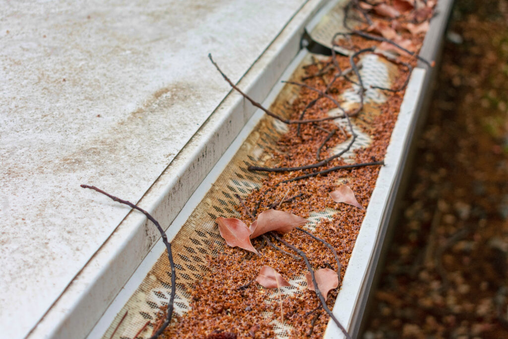 Damaged Gutter Guard