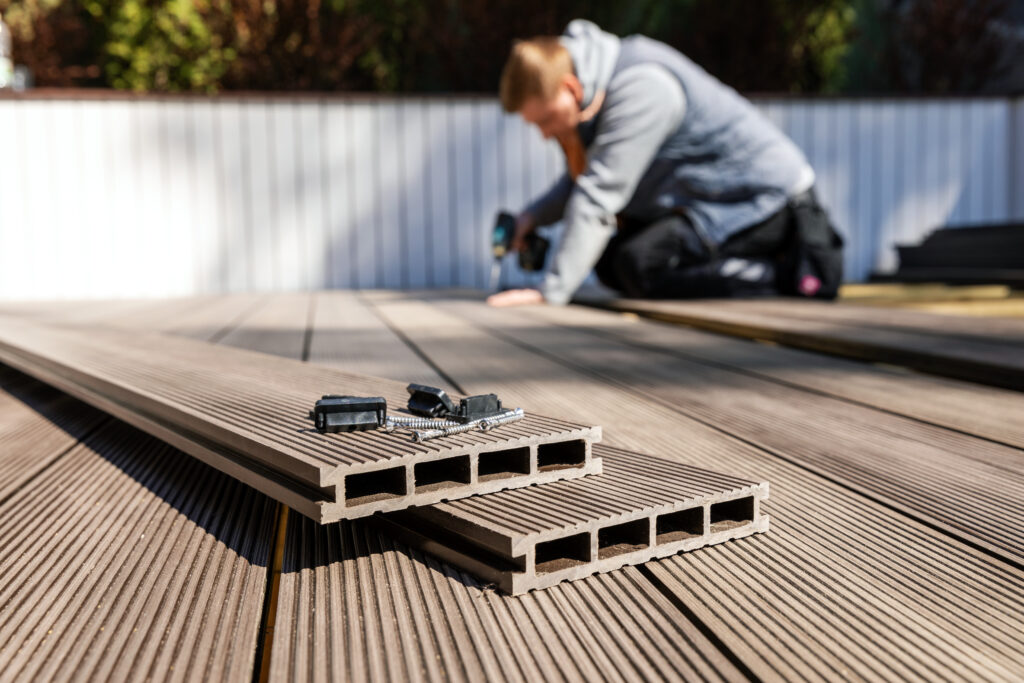 Composite Deck Being Built