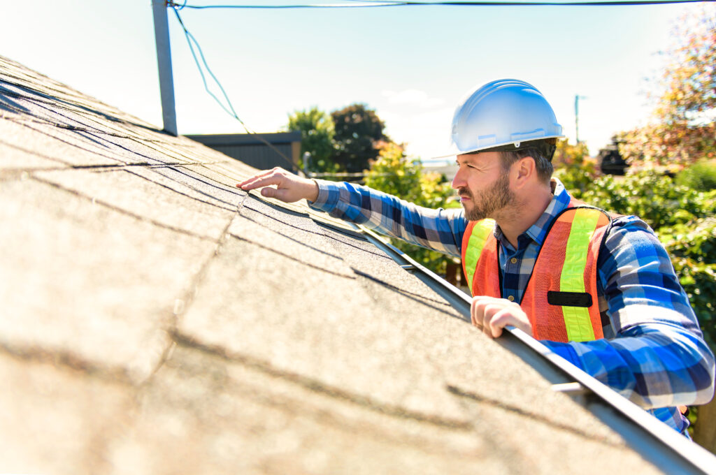 Inspecting House For Roof Repair