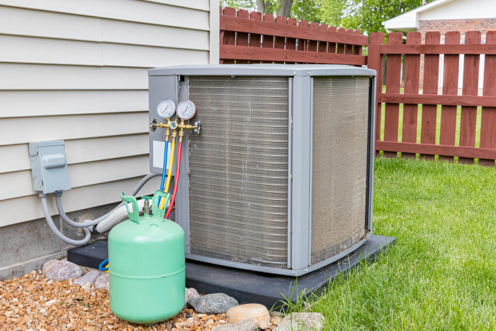 Low refrigerant in AC can cause it to freeze up
