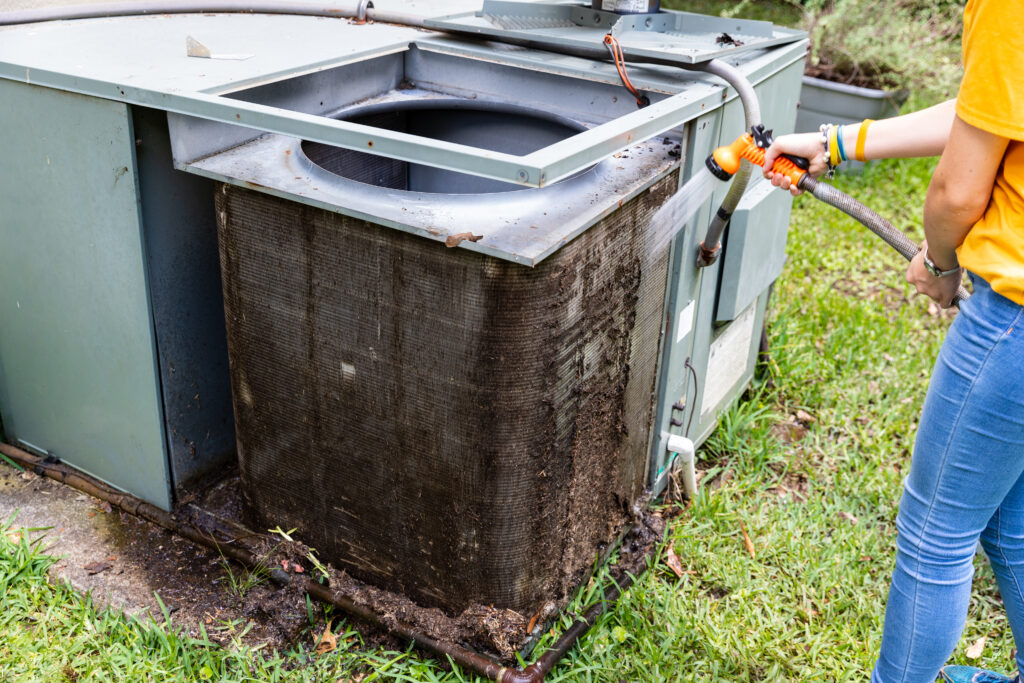 Dirty AC condenser can cause AC to freeze up