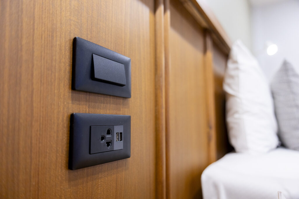Electrical Outlet In Bedroom