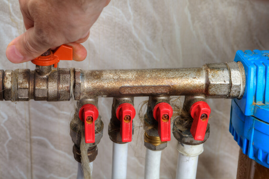 Main Water Valve being partially closed will cause low water pressure