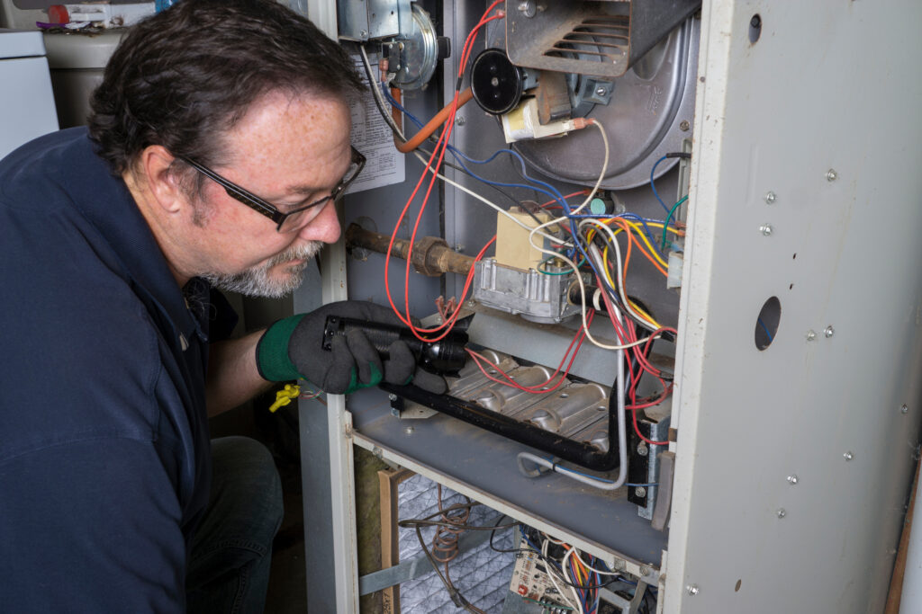 Furnace may need routine maintenance to determine why its blowing cold air
